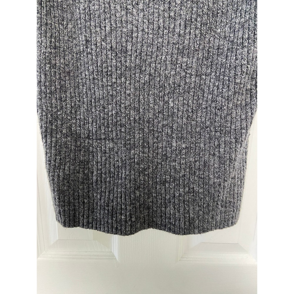 American Eagle Outfitters Cami Top Gray Ribbed Crisscross Spaghetti Strap Sz L - Picture 4 of 8